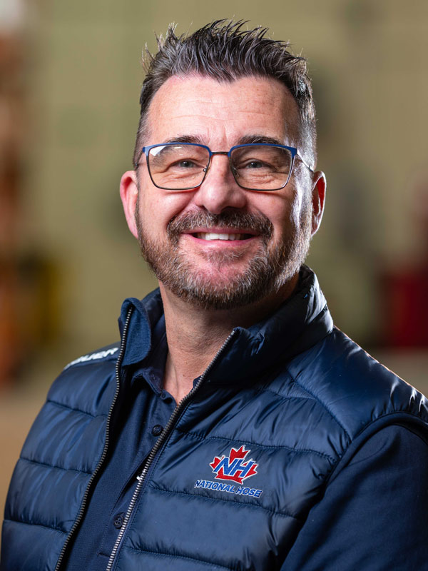 Dave Bisson, Outside Sales Rep at National Hose & Equipment Ltd